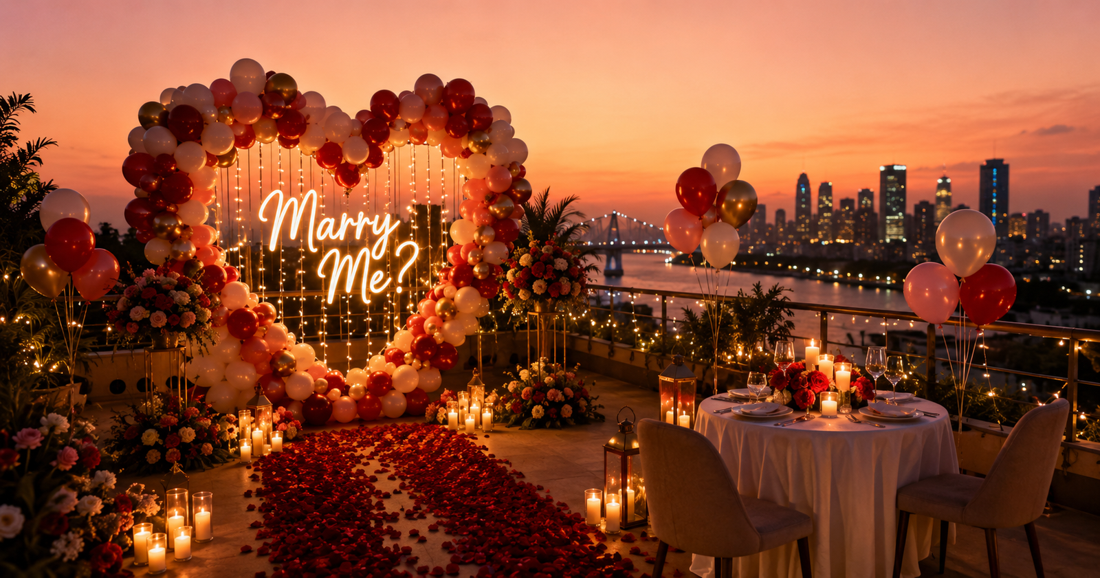 Romantic Proposal Decoration Ideas in Mumbai
