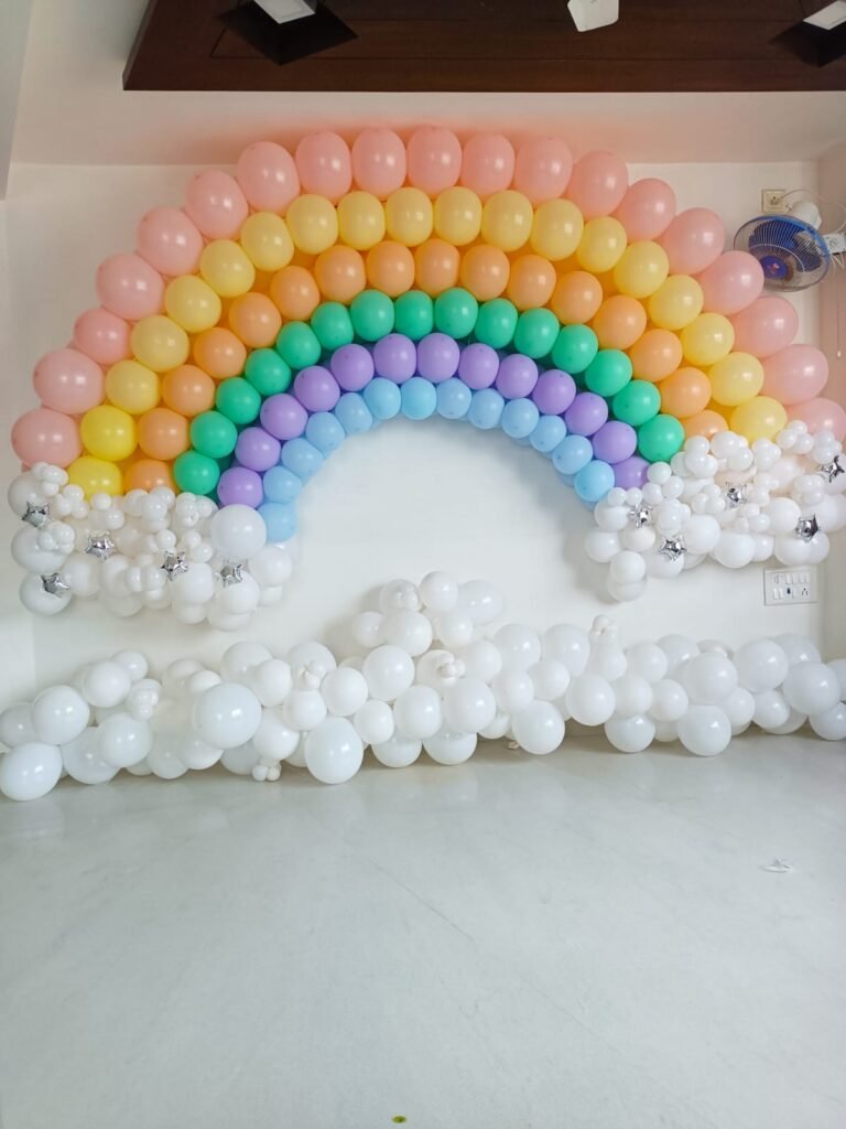 Rainbow Delight Balloon Arch