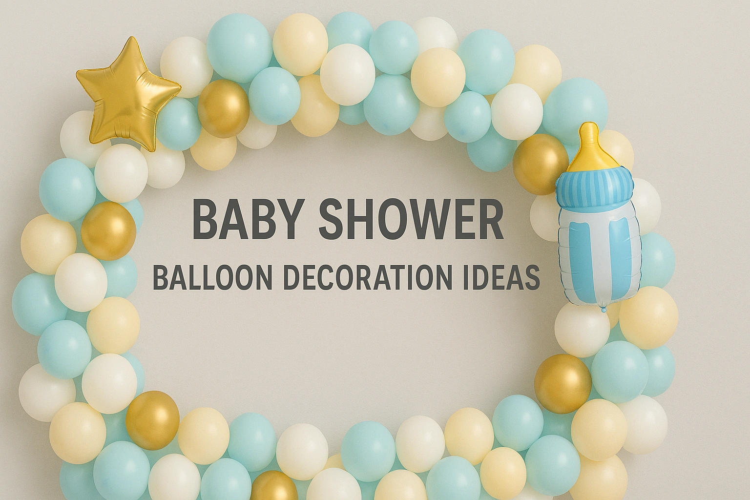 baby shower balloon decoration ideas