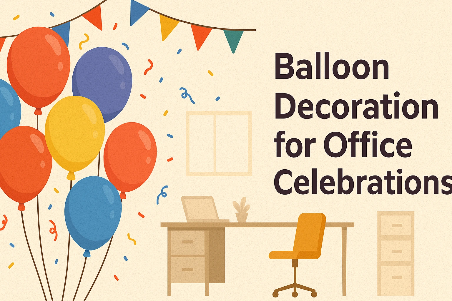 Balloon Decoration for Office Parties