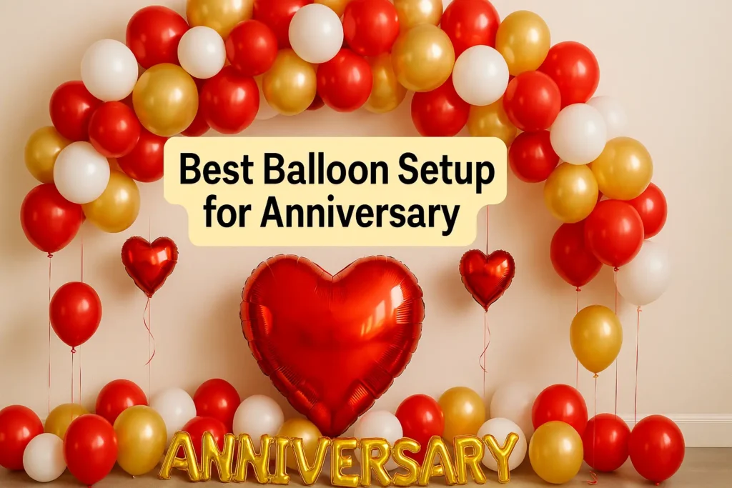 Best Balloon Setup for Anniversary