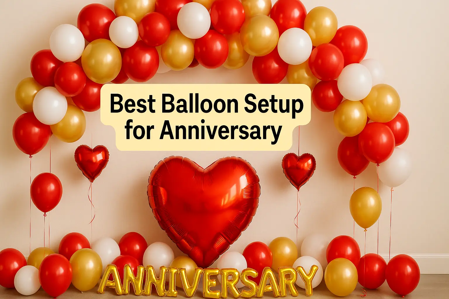 Best Balloon Setup for Anniversary