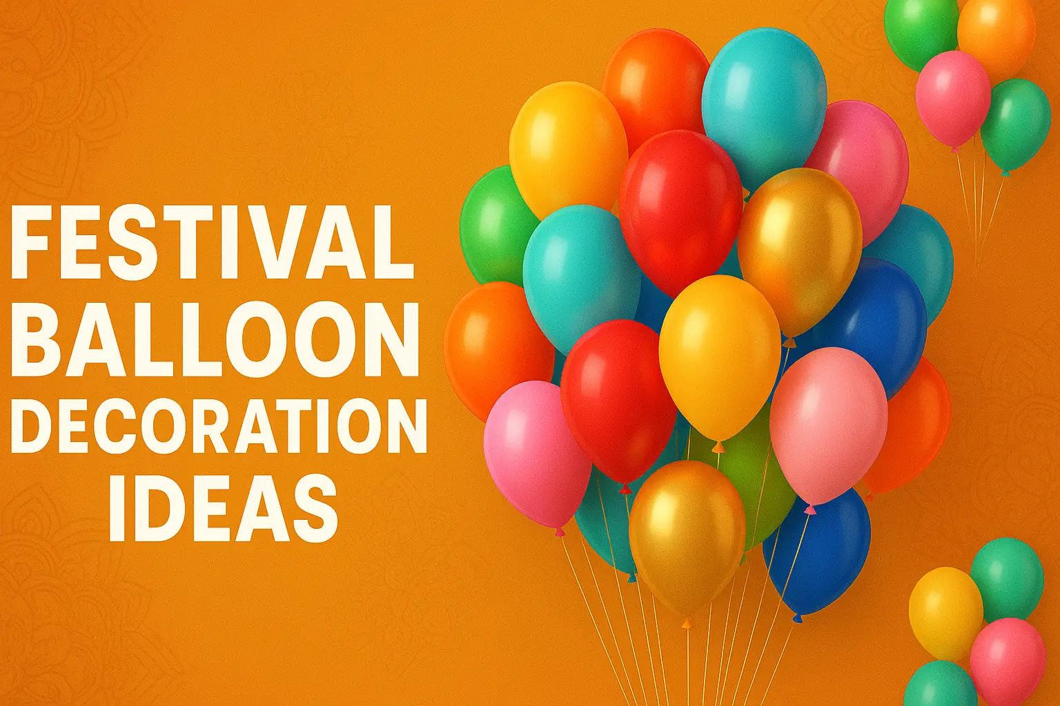 Festival Balloon Decoration Ideas