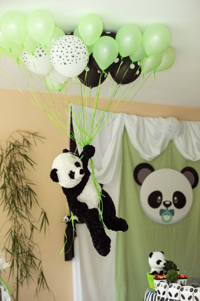 Panda Love Baby Shower Balloons