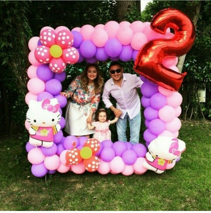 Photo Frame Balloon decoration Theme