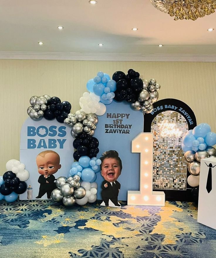 Boss Baby theme birthday decoration in Mumbai
