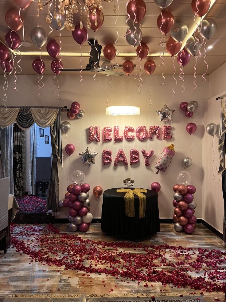 Welcome baby backdrop decoration in Mumbai