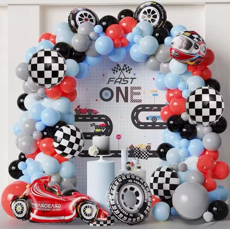 Car theme kids birthday decoration in Mumbai
