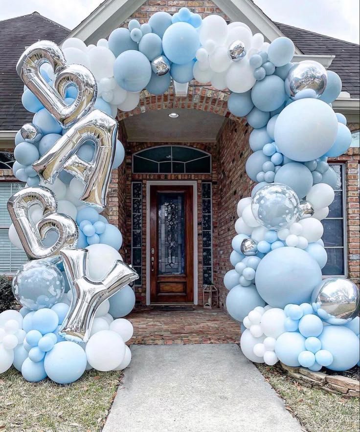 Simple Welcome Baby Decoration at Home