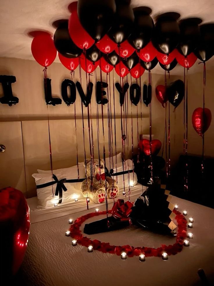 Surprise Room Anniversary Decoration
